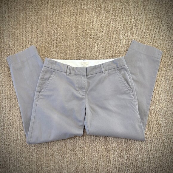 J. Crew Stretch City Fit Cropped Skimmer Pants in Grey, Size 4 - Picture 6 of 10